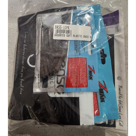 Assorted Soft Plastic Bass Kit