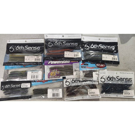 Assorted Soft Plastic Bass Kit