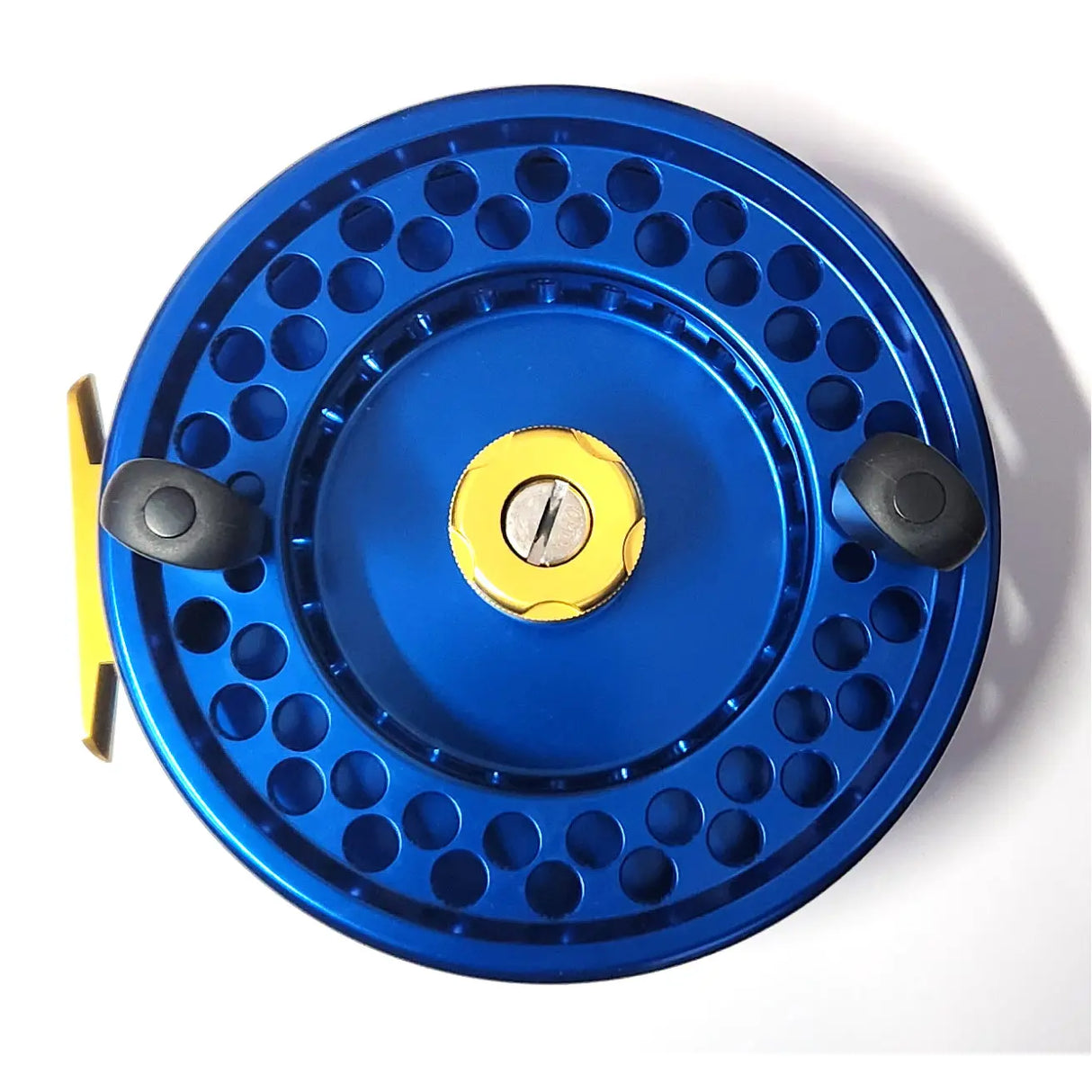* R3ef High Speed Mooching Reel 5-1/4" - Blue/Gold Salty Outdoors