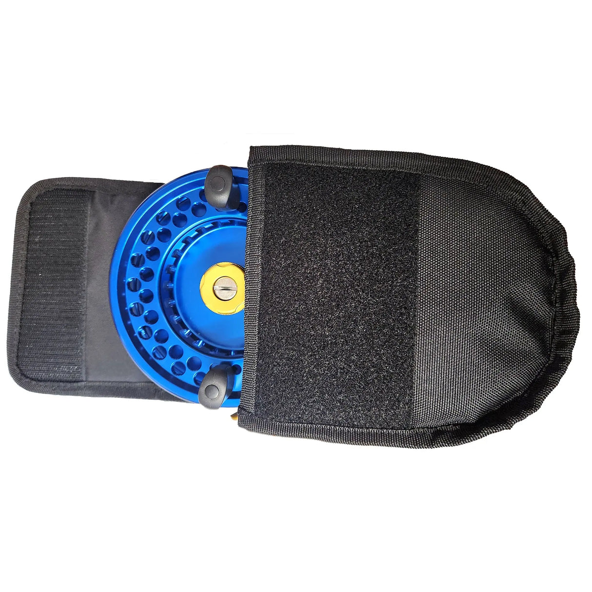 * R3ef High Speed Mooching Reel 5-1/4" - Blue/Gold Salty Outdoors
