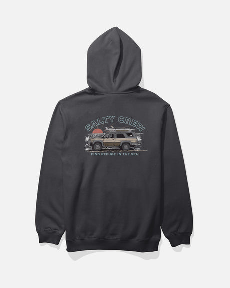 Back view of the Get Ready Fleece - Black.