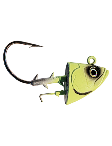 Gibbs Power Paddle Jig Head 10oz - Glow 20510