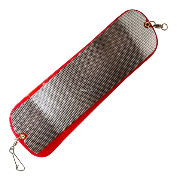 Hot Spot 11" Flasher - Red Silver Embossed