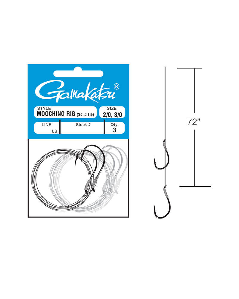Gamakatsu Mooching Rig Slip Knot Nickel 215056-40