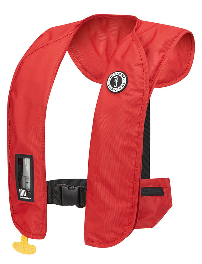 Mustang MIT 100 Convertible Auto/Manual Inflatable PFD MD2040-RD