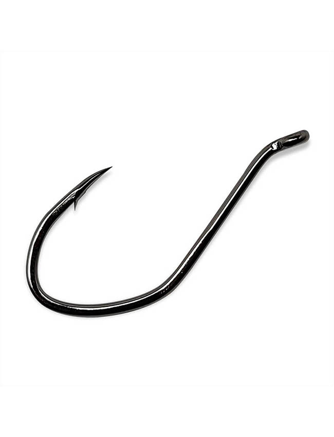 Gamakatsu Big River Bait Hooks - Black G225414 - 4/0 - 6pk
