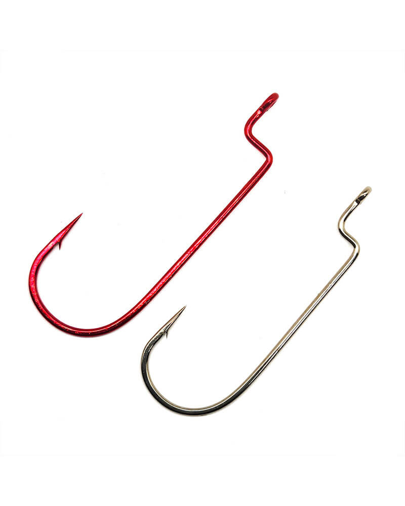 Gamakatsu Worm Hook, Offset Shank, Round Bend 54313
