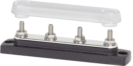 Blue Sea Common 150A BusBar - Four 1/4"-20 Studs with Cover 2307