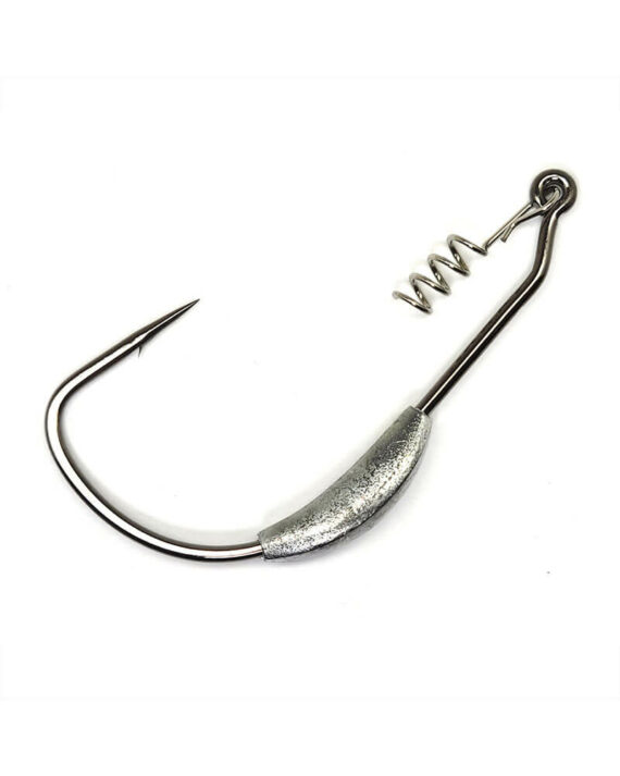 Gamakatsu Superline Weighted Worm Hook with Spring Lock 296416-3/16