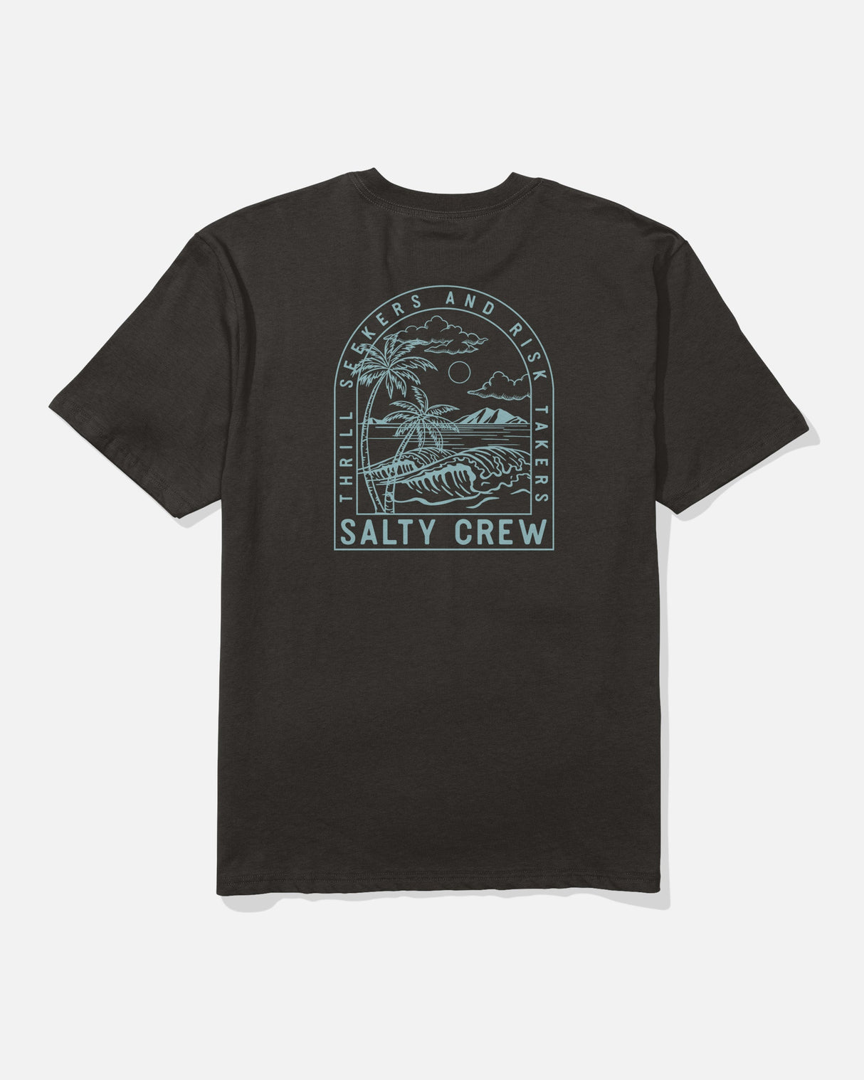 Back view of the Archway Classic Tee - Black.