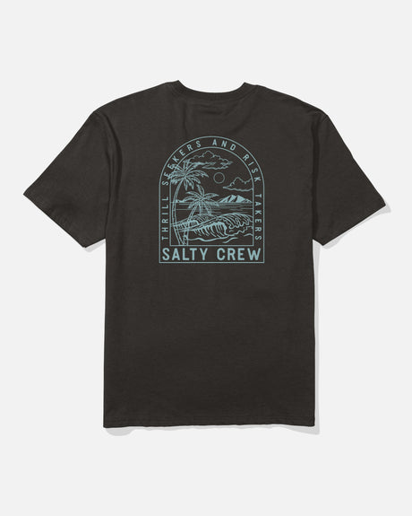 Back view of the Archway Classic Tee - Black.