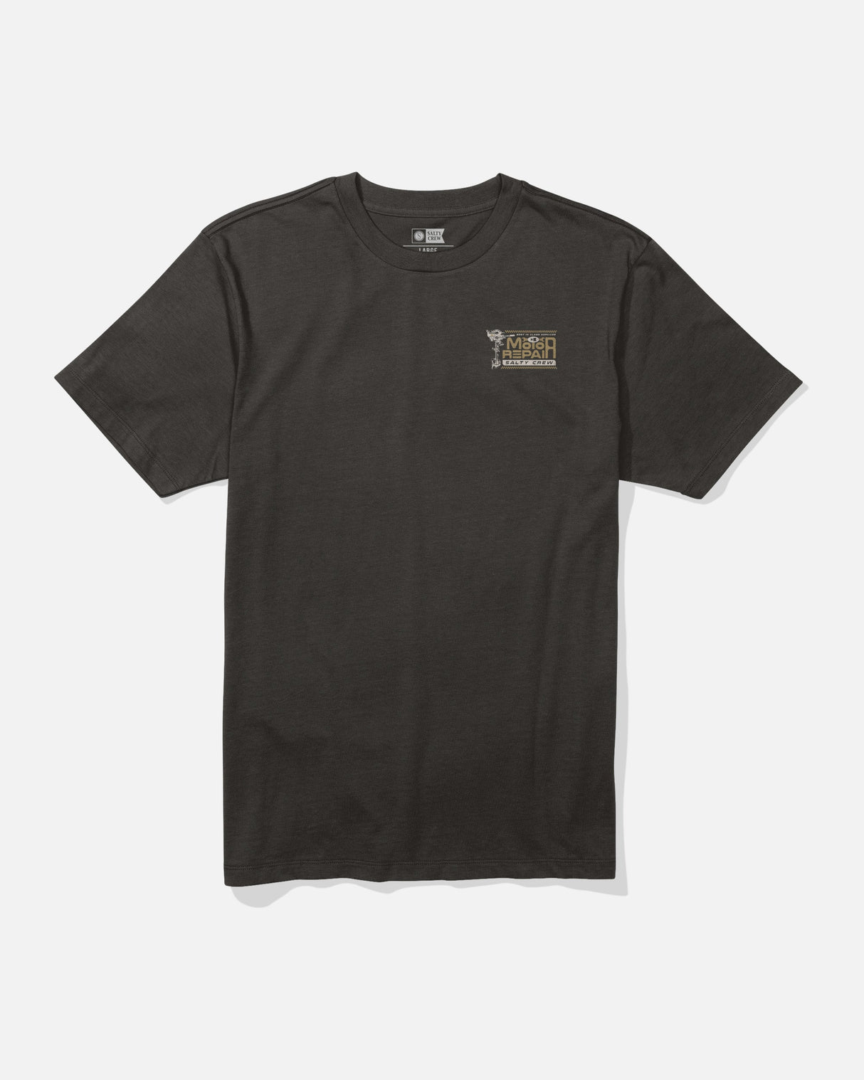 Front view of the Motor Repair Tee - Black.