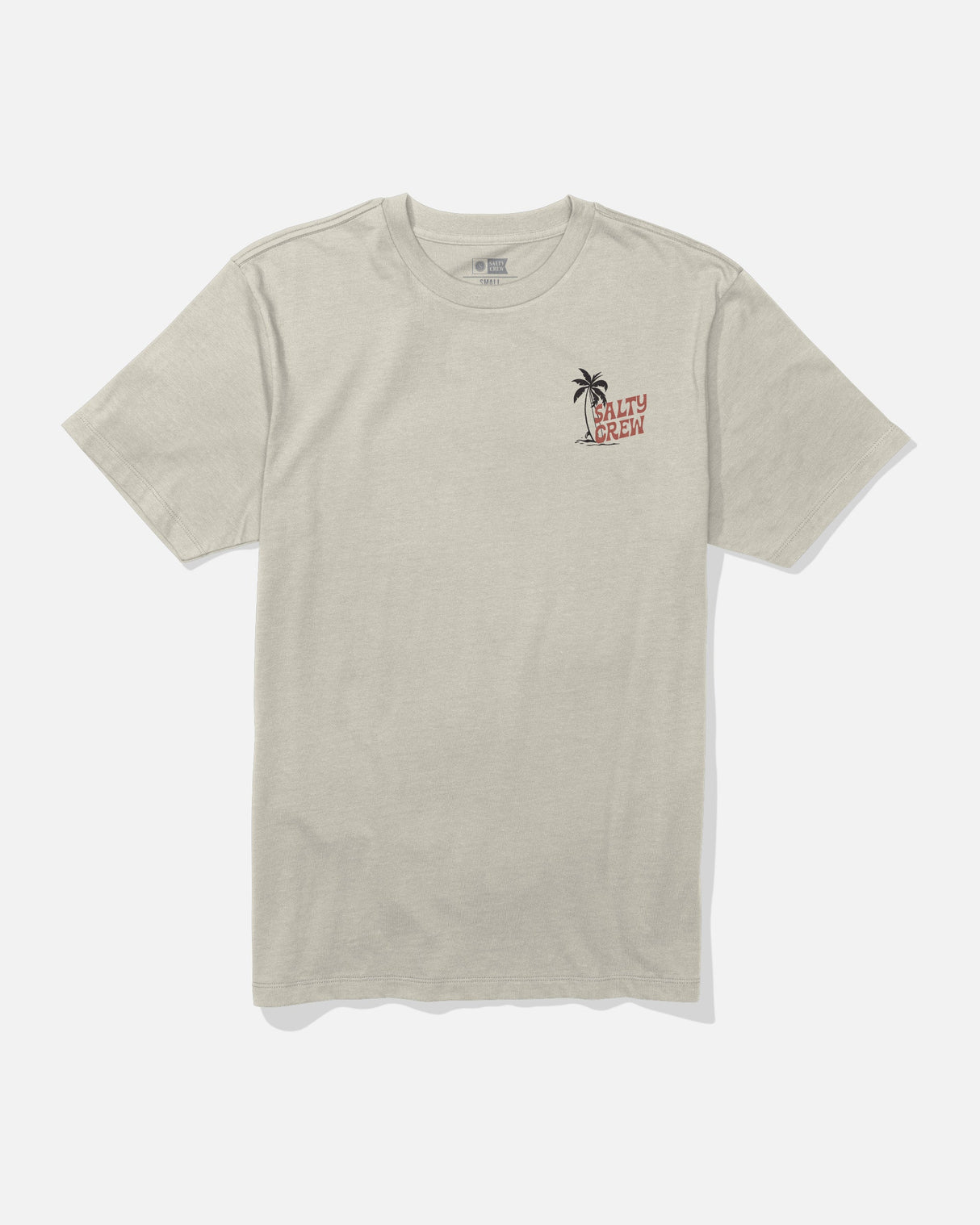 Front view of the Lounge Tee - Bone.