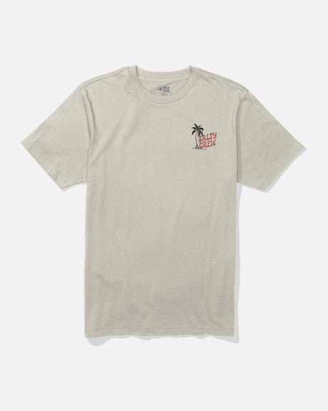 Front view of the Lounge Tee - Bone.
