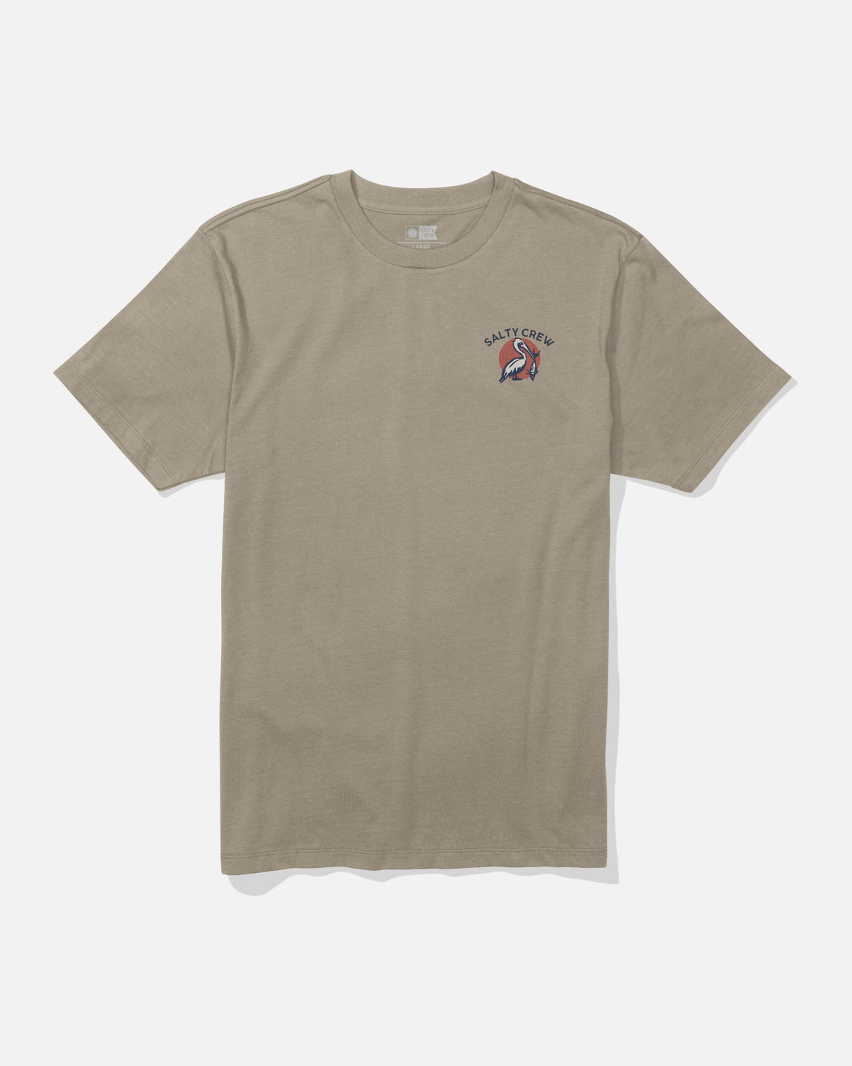 Front view of The Catch Tee - Twig.