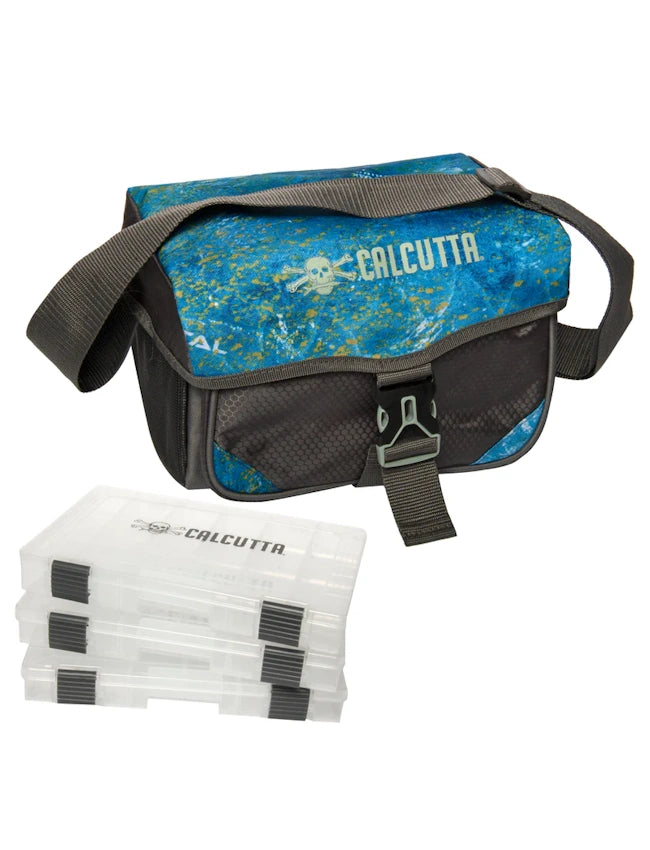 Calcutta Squall Express Bag w/ 3 3600 Trays - Coastal Camo