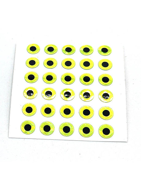 WTP Eye Stickers - Chartreuse EYES-XS-C