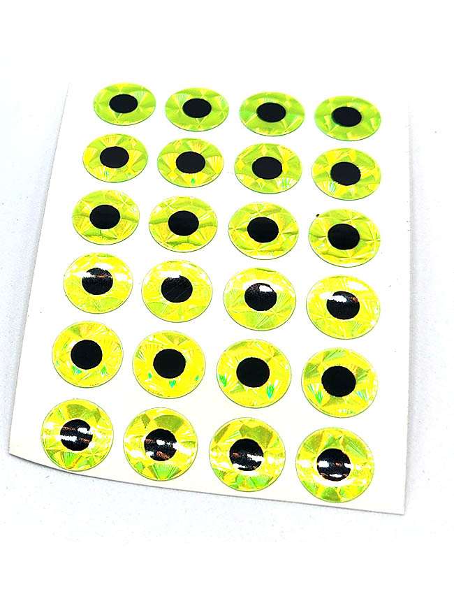 WTP Eye Stickers - Chartreuse EYES-XS-C