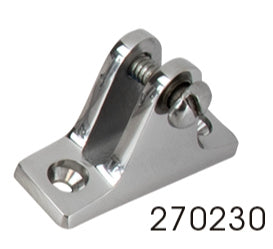 Seadog Top Mount Hinge Fittings - 10 Angle Base Deck Hinge 270230-1