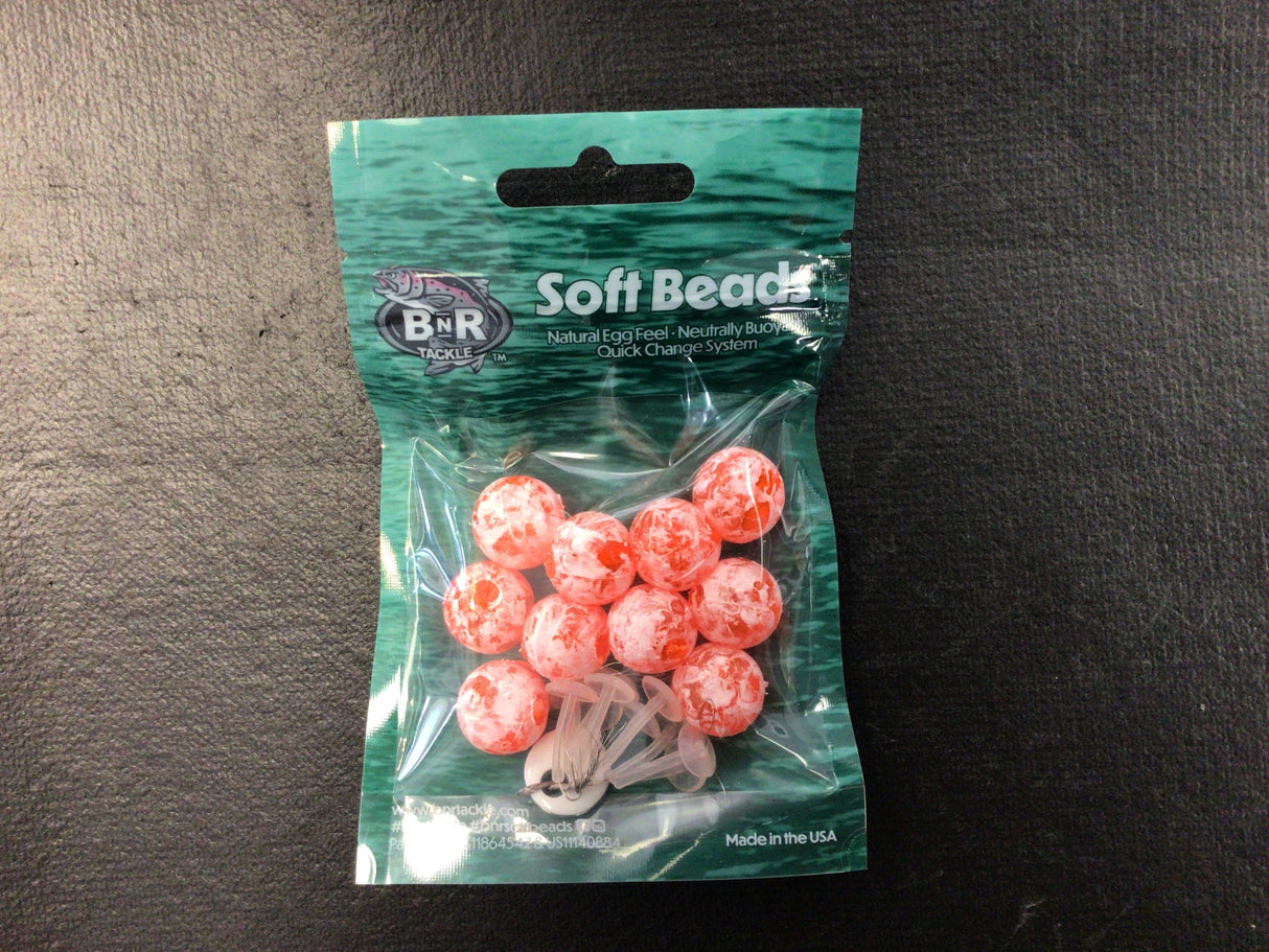 BnR Tackle Soft Beads - Mottled Natural