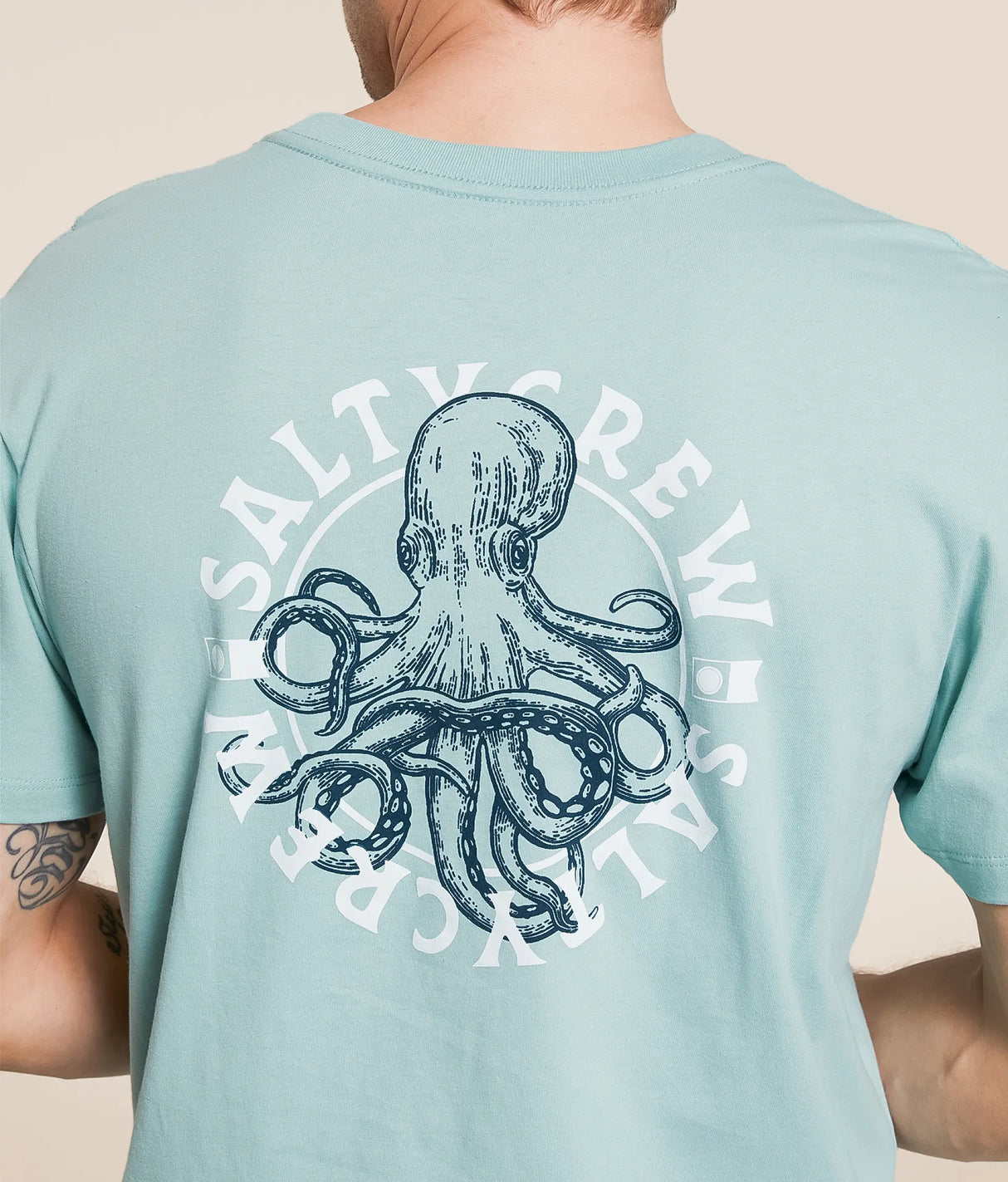 Salty Crew Tentacles Tee- Mackerel - L