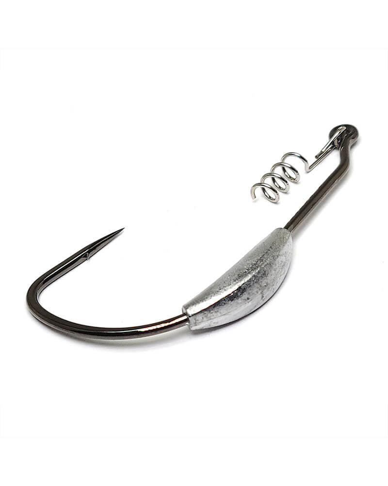 Gamakatsu Superline Weighted Worm Hook with Spring Lock 296416-3/16