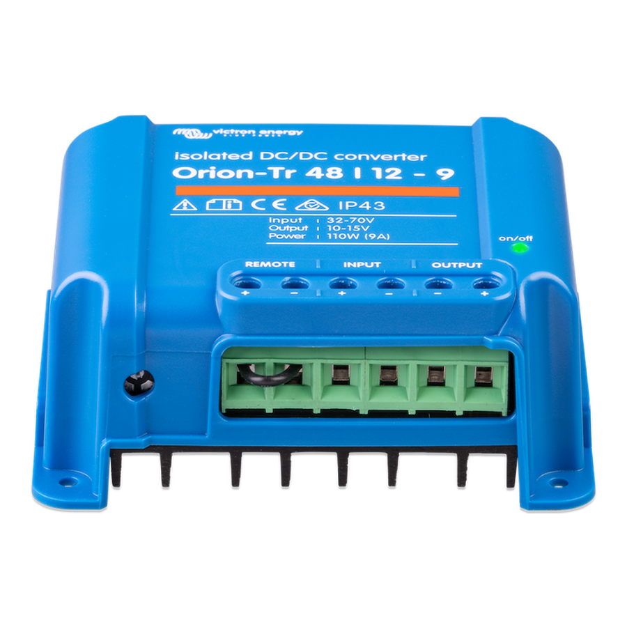 Orion-Tr 48/12-9A (110W) Isolated DC-DC converter ORI481210110