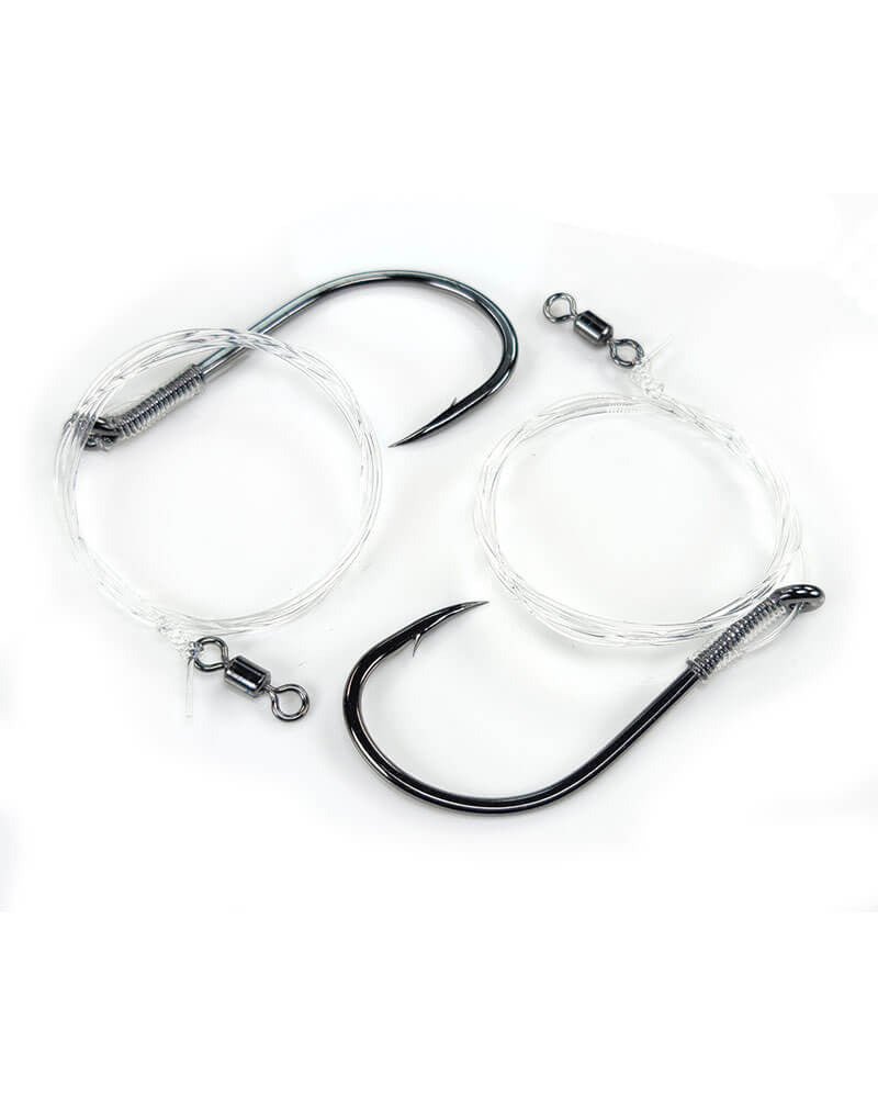 Gamakatsu Striper Rig w/Octopus Hooks NS Black 305414-40 - 5/0 - 2 Pack