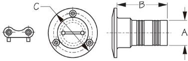 Seadog Hose Deck Fill with Key 351390-1