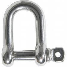 Victory KS0360-04 5/32" Stainless Steel D Shackles