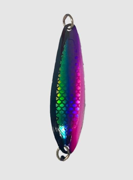 Silver Horde Kingfisher Lite Spoon - Pink Herring Chrome
