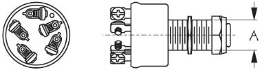 Seadog Three Position Ignition Switch-Magneto Style 420351-1