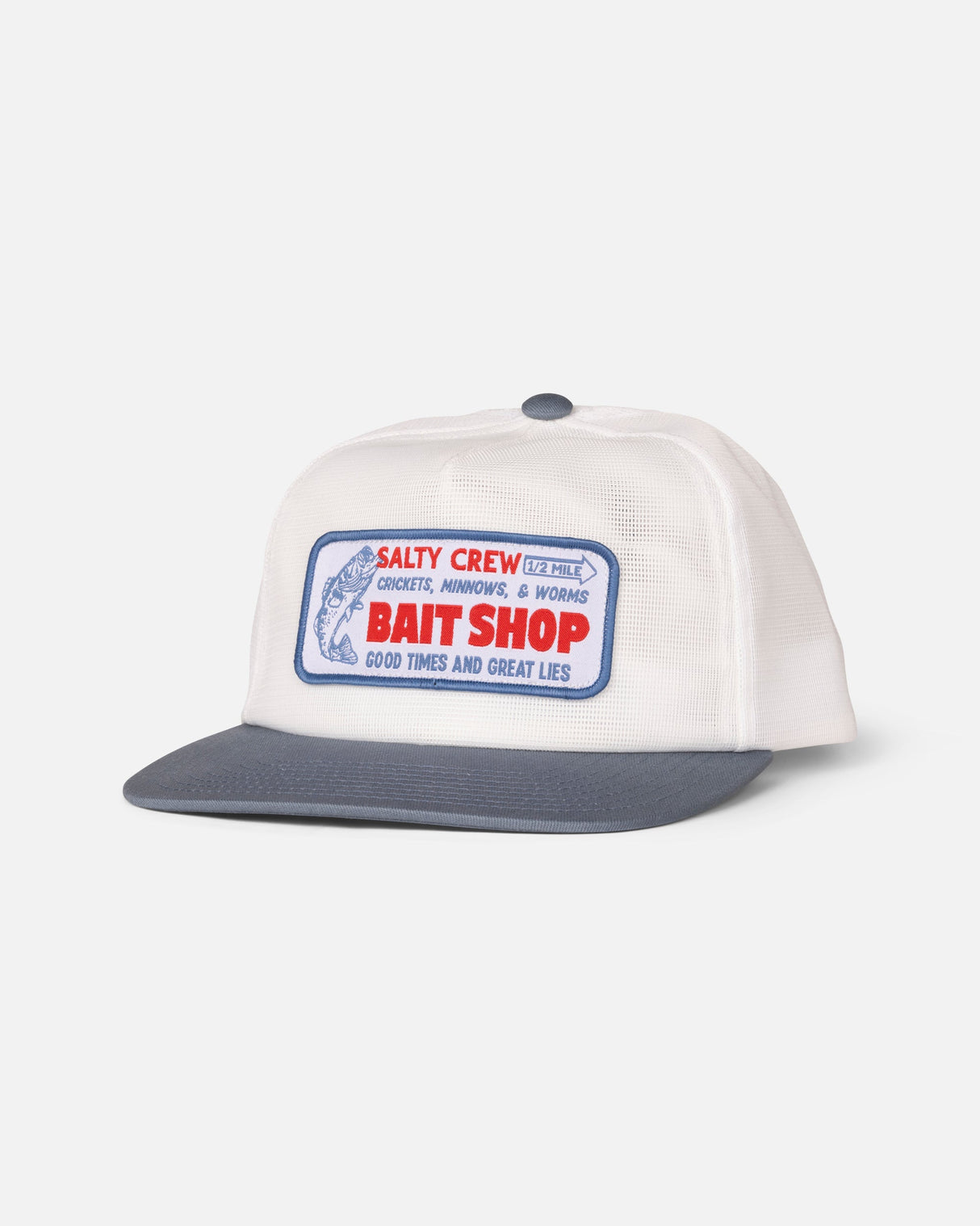 Salty Crew Bait Shop Trucker - Off White