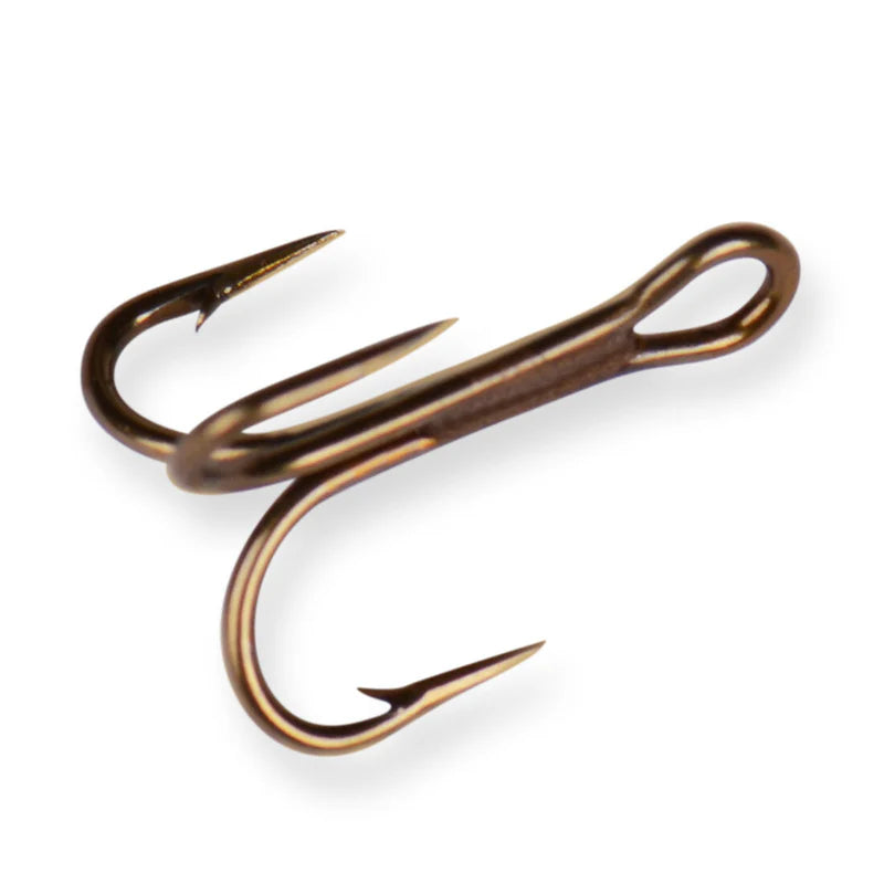 Mustad Bronze Treble Hooks