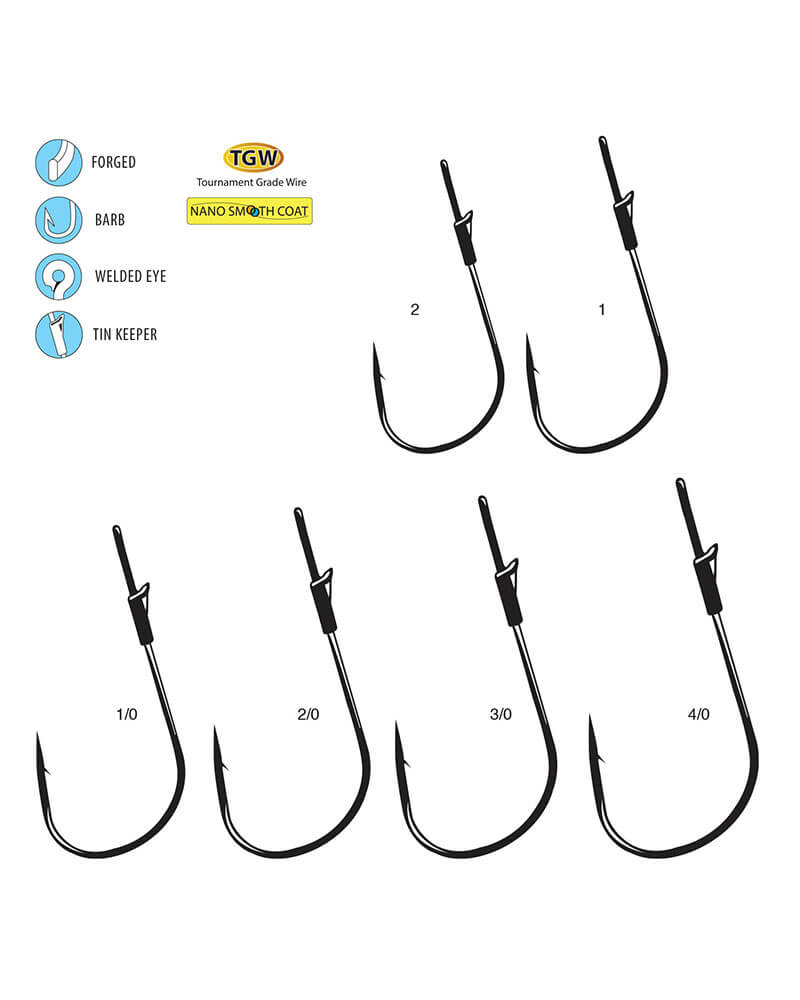 Gamakatsu G Finesse Heavycover Worm, Tournament Grade Wire 357210