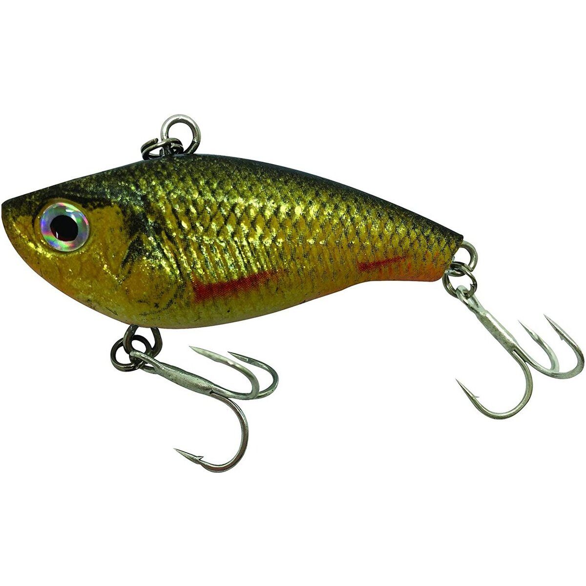 Savage Gear TPE Soft Vibe Lipless Crankbait - Gold/Black Back