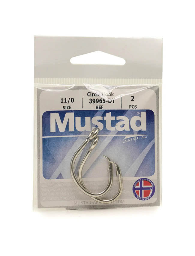 Mustad Tuna Offset Circle Hook 2X Strong - 100 Pack - 14/0