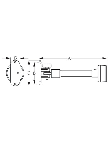 Seadog LED Fold Down All Around Pontoon Light 400023-1