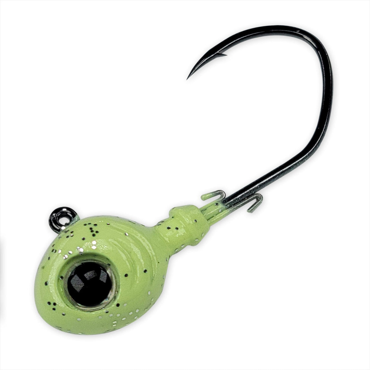 Gamakatsu MaxEye Swim Head Jig - Glow Silver Sparkle