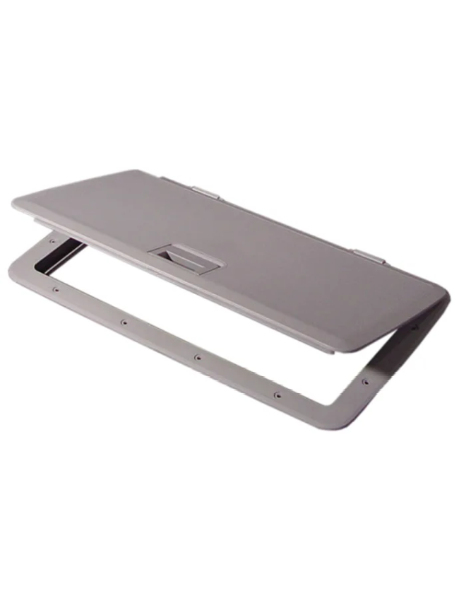 Tempress Access Hatch with Slam Latch - White 44230 - 11 x 15