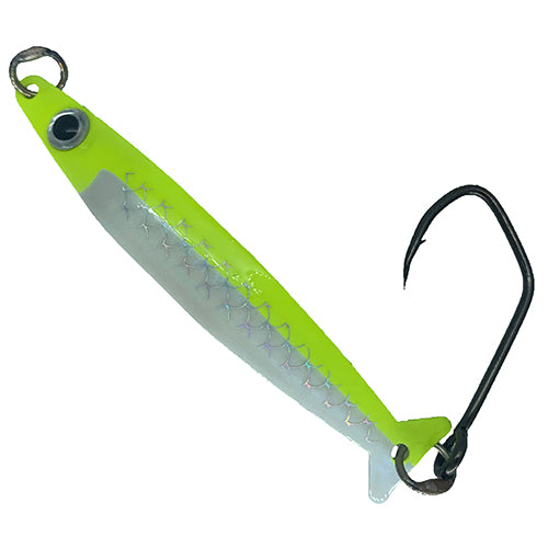 Silver Horde Coho Killer - White Lightning Chartreuse Stripe UV 4441-000-667