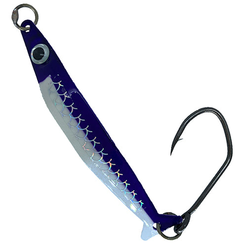 Silver Horde Coho Killer - White Lightning Purple Stripe UV 4441-000-668