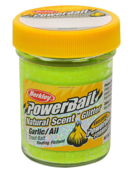 Berkley PowerBait Glitter Trout Bait Garlic Scent Yellow