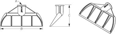 Seadog 491108-1 Boat Hook Hull Scraper
