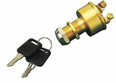 Seadog 420356 - Four Position Ignition Switch Stamped Brass 420356-1