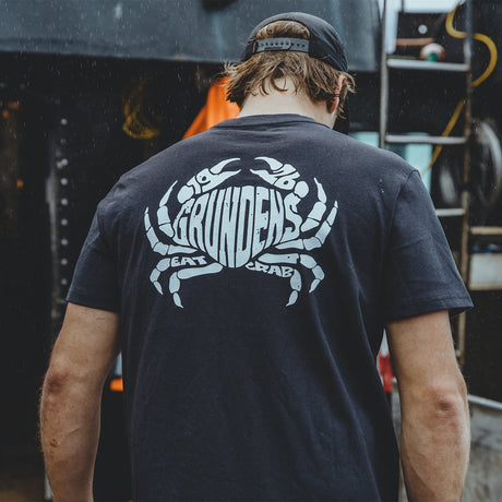 Grundéns Eat Your Words HD Pocket Tee - Black Crab Graphic