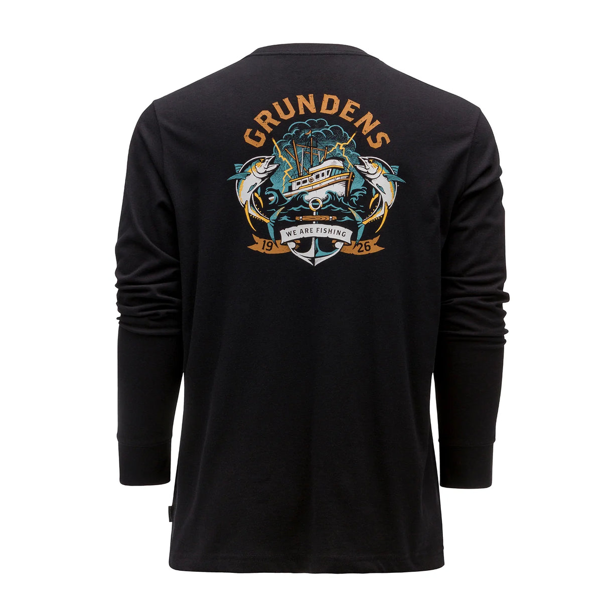 Grundens Tuna Tattoo LS T-Shirt 50385-BK-M - M