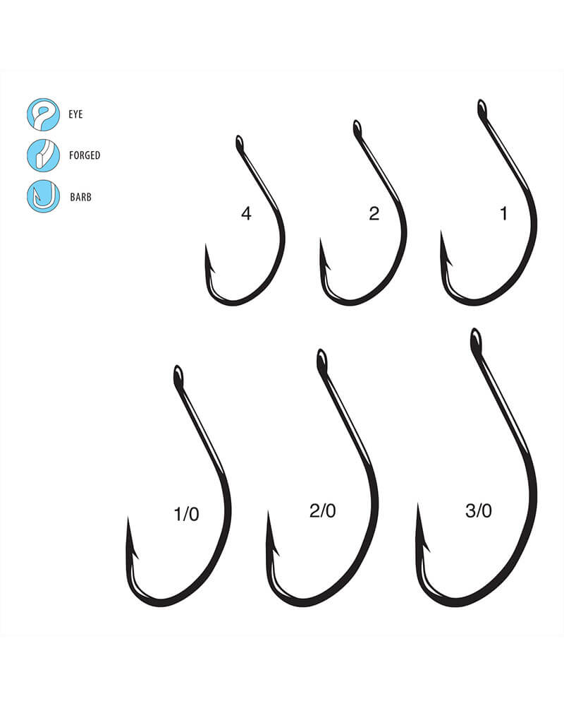 Gamakatsu Split Shot/Drop Shot Hook NS Black 50412-25