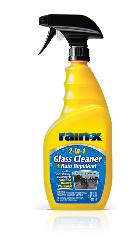 Rain-X 2-in-1 Glass Cleaner with Rain Repellent Trigger, 23 oz 5076784