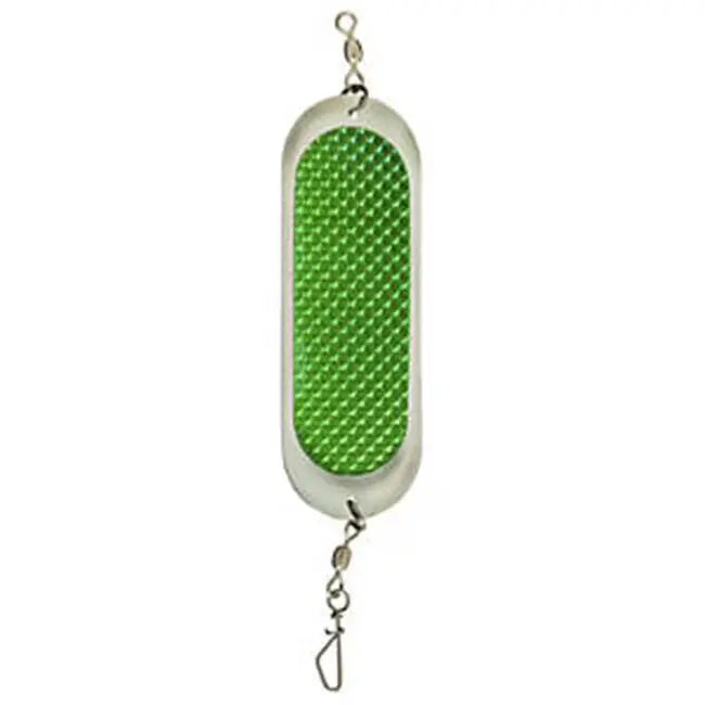 Luhr Jensen 4/0 Trout & Kokanee Dodger - Chrome/Green Prism Lite Luhr Jensen